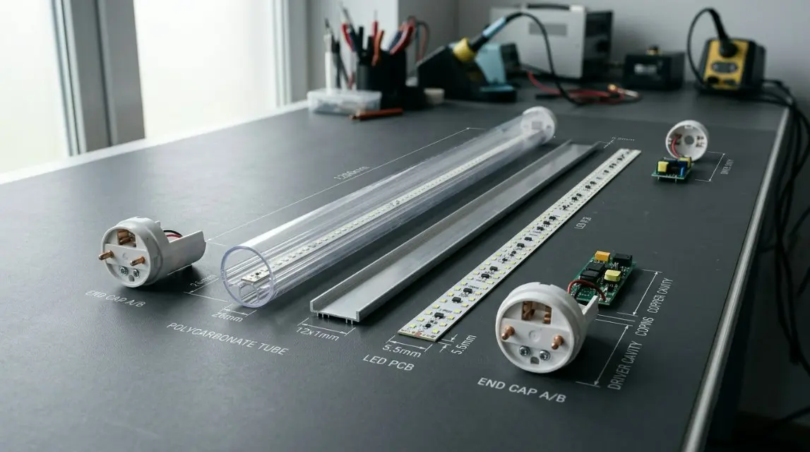 LED T8 প্লাস্টিক টিউব হাউজিং-এর আলটিমেট 2026 গাইড: US UL/ETL স্ট্যান্ডার্ড এবং ইকো-পলিকার্বোনেট উদ্ভাবন